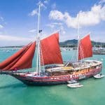 피니시 리버보드 세일링 하는 모습