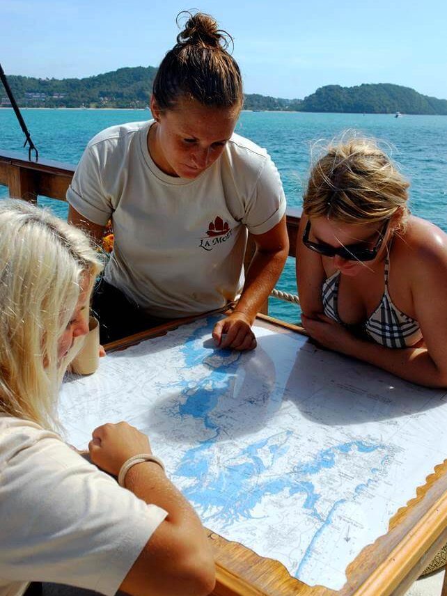 지도를 보면 오늘의 루트 설명