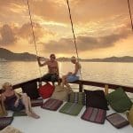 행복하고 여유로운 사람들