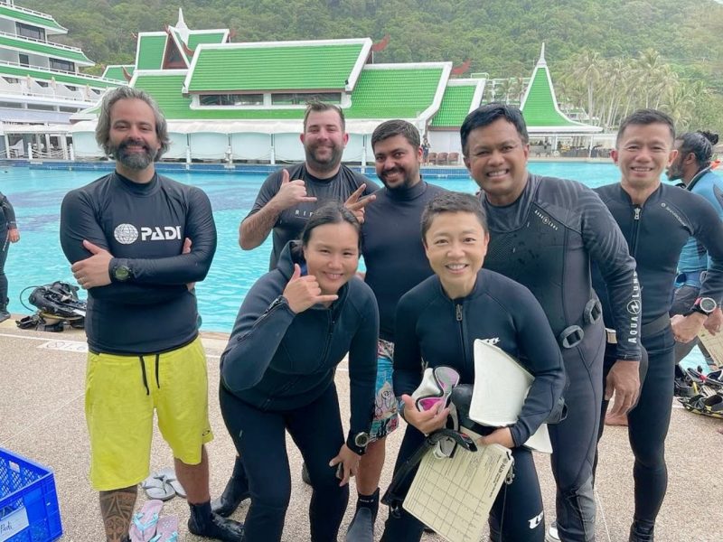 제한수역 교육 후 팀 사진